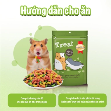 Thức ăn SmartHeart bánh thưởng cho Hamster và thú nhỏ 100gr - Giá ưu đãi 57.600₫ 6