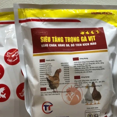 Thức ăn tăng trọng, vỗ béo gà vịt 1kg - Dinh dưỡng cao, tăng cân nhanh, giá ưu đãi 102.080 VND 4