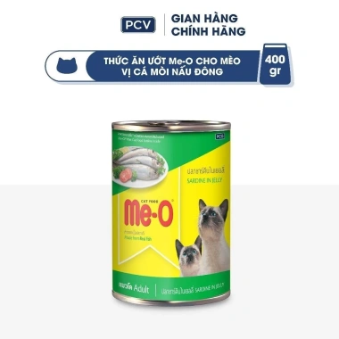 Thức ăn ướt Me-O 400g 4 vị - Pate mèo thơm ngon, tặng nón BH HĐ299k, giá 44.100₫