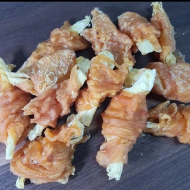 Thức ăn vặt KPET FOOD cho chó - Vịt, Gà cuộn, Cá Minh Thái 80g giảm còn 150.000đ 6