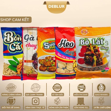 Thực Phẩm Chay Âu Lạc Hàng Khô Gói 100g - Sườn Non, Heo Lát, Gà Lát, Bò Lát 2 Giá chỉ 30.000đ Giảm từ 38.400đ 2
