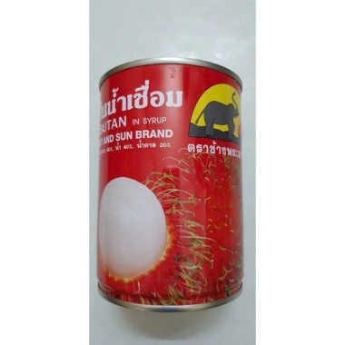 Thức uống giải nhiệt Chôm chôm Thái con voi 565gr/lon - trái to giòn ngọt, giảm giá 15% chỉ 85.500₫