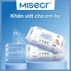 Thùng 1 gói Khăn ướt cao cấp Misecr không cồn không mùi Giá 50.000đ cho mẹ và bé