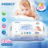 Thùng 1 gói Khăn ướt cao cấp Misecr không cồn không mùi Giá 50.000đ cho mẹ và bé 3