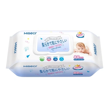 Thùng 1 gói Khăn ướt cao cấp Misecr không cồn không mùi Giá 50.000đ cho mẹ và bé 9 Thùng 1 gói Khăn ướt cao cấp Misecr không cồn không mùi Giá 50.000đ cho mẹ và bé 9