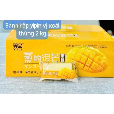 Thùng 1 Kí Bánh Hấp Yipin Đậu Nành Vị Xoài Siêu Ngon - Giá Giảm 214,620₫