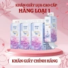 Thùng 10 Bịch Giấy Ăn Rút Treo Tường SIPIAO Hoa Mẫu Đơn Tím 4 Lớp Kèm Móc Treo 1.000 Tờ Giá 119k 3