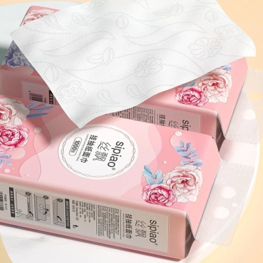 Thùng 10 Bịch Giấy Rút SIPAO Hoa Hồng 4 Lớp Có Móc Treo Siêu Tiện Lợi Giá 75.000đ 7