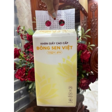 Thùng 10 Bịch Giấy Treo Bông Sen Việt - Giấy Rút Đa Năng, Giá chỉ 122.000₫