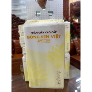 Thùng 10 Bịch Giấy Treo Bông Sen Việt - Giấy Rút Đa Năng, Giá chỉ 122.000₫