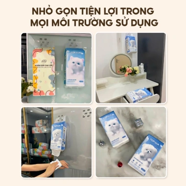 Thùng 10 bịch giấy treo đa năng GiaGia - Khăn rút 4 lớp 1.000 tờ, chỉ 158.999đ 8