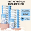 Thùng 10 bịch giấy treo đa năng GiaGia - Khăn rút 4 lớp 1.000 tờ, chỉ 185.000 VND 2