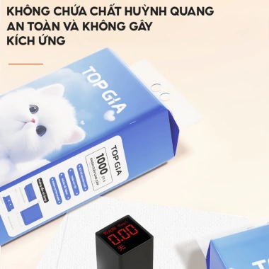 Thùng 10 bịch giấy treo đa năng GiaGia - Khăn rút 4 lớp 1.000 tờ, chỉ 185.000 VND 4