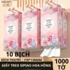 Thùng 10 bịch giấy treo đa năng Hoa Hồng 4 lớp 1.000 tờ - Giá chỉ 65.000₫