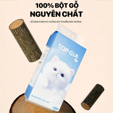 Thùng 10 bịch giấy treo đa năng TopGia – Khăn rút 4 lớp 1.000 tờ, tặng 3 móc treo, giá 169.000₫