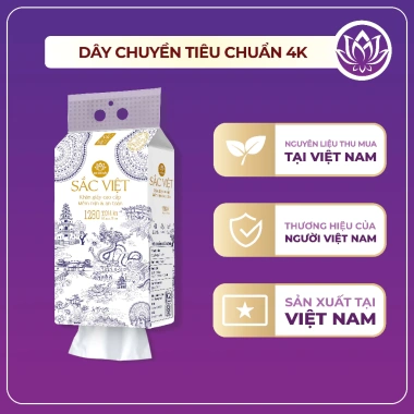 Thùng 10 Bịch Giấy Treo Tường Sắc Việt 4 Lớp Mềm Mịn Bột Gỗ Tự Nhiên 100% 4
