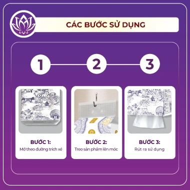 Thùng 10 Bịch Giấy Treo Tường Sắc Việt 4 Lớp Mềm Mịn Bột Gỗ Tự Nhiên 100% 9