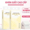 Thùng 10 bịch Khăn giấy rút đáy treo tường Bông Sen Việt - Giấy Dai Mịn 4 lớp, giá 59.980₫ 8