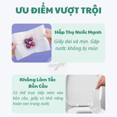 Thùng 10 bịch Khăn Giấy Rút VN AIRLINES 1.280 tờ 4 lớp treo tường Giá 95.000 VND