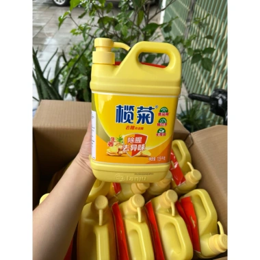 Thùng 10 can Nước rửa bát Gừng 1.5L Trung Quốc - Giá chỉ 356.000, tiết kiệm tối đa 6