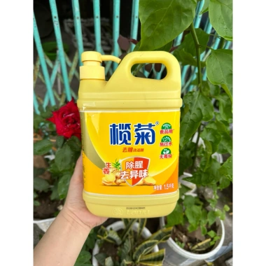 Thùng 10 can Nước rửa bát Gừng 1.5L Trung Quốc - Giá chỉ 356.000, tiết kiệm tối đa 8