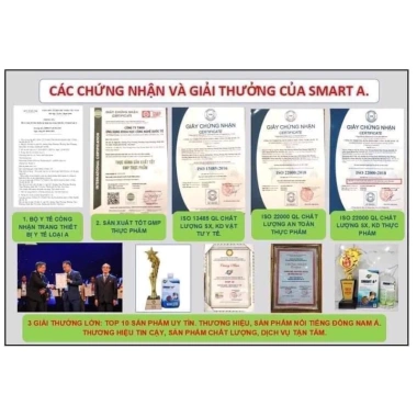 Thùng 10 chai SMART A Dung dịch Anolyte khử khuẩn tay, da, thiên nhiên giá 119k 6