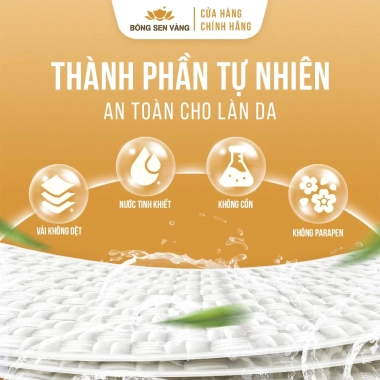 Thùng 10 Gói Khăn ướt 80 Tờ Bông Sen Vàng không cồn, kháng khuẩn, đa năng - Giá chỉ 150.000 VND
