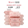 Thùng 10 gói khăn uớt 80 tờ Gumi không cồn, không parabens, cao cấp, mềm mại, an toàn cho bé - Giá ưu đãi 165.000 VND 8