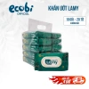 Thùng 10 gói khăn ướt Lamy 20 tờ Không mùi không parabens an toàn gọn 59.000₫