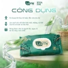 Thùng 10 gói Khăn ướt Lamy 80 tờ không mùi, an toàn cho bé - Giá ưu đãi 149.000 VND 8