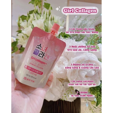 Thùng 10 túi Girl Collagen Hàn Quốc Nước uống đẹp da detox cơ thể 145.000 VND