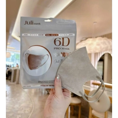 Thùng 100 Cái Khẩu Trang Y Tế 6D Chống 99% Vi Khuẩn, Bụi Mịn, Tia UV Giá Ưu Đãi 120.000 VND