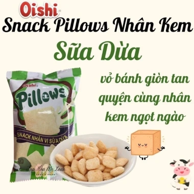 Thùng 100 gói Snack Pillows Oishi mix vị thơm ngon, xốp giòn - Chỉ 198.000 VND