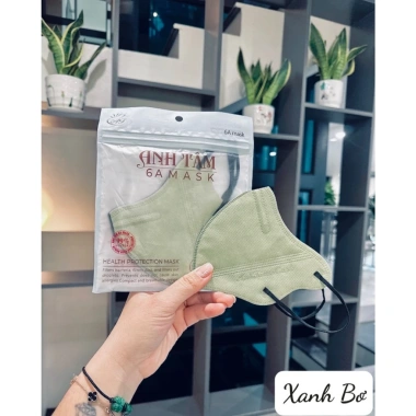 Thùng 100 khẩu trang 6A Anh Tâm kháng khuẩn 4 lớp, chống bụi mịn, chống nắng - 27,198₫