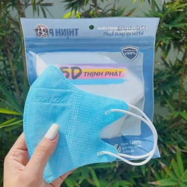 Thùng 110 chiếc Khẩu trang 5D kháng khuẩn, dùng 1 lần, thịnh phát - Giá ưu đãi 51.500đ