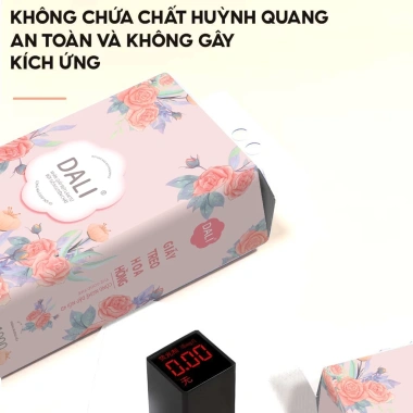 Thùng 12 bịch giấy treo DALI Hoa Hồng, khăn rút 4 lớp 1.000 tờ/bịch, tặng 6 móc - 145k 7