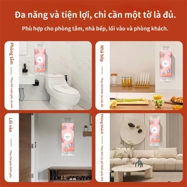 Thùng 12 bịch Khăn giấy DALI 4 lớp mềm mại 175x130mm - Tặng 6 móc treo - 145k