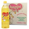 Thùng 12 chai dầu ăn Happy Koki 1 lít - Giá ưu đãi 595.000đ, chất lượng cao, tiết kiệm