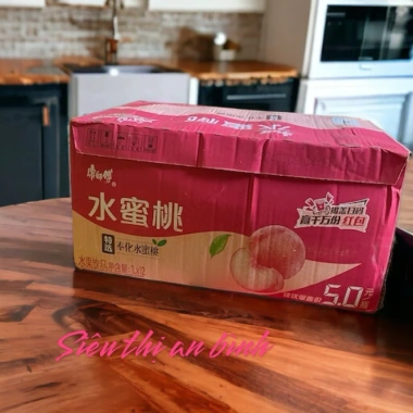 Thùng 12 Chai Nước Trái Cây Kangshifu 1.000ml Vị Lê Đào Giải Nhiệt - 245.510₫