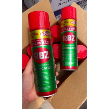 Thùng 12 chai Xịt bôi trơn RBZ 350g - Chống gỉ sét, vệ sinh kim loại, giá ưu đãi 399.000 VND