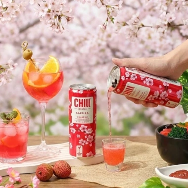 Thùng 12 lon Chill Cocktail Sakura Dưa hấu Sake 250ml - Nước trái cây lên men, giảm giá 315.000₫ (giá gốc 387.450₫) 2