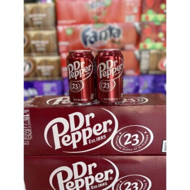 Thùng 12 lon Dr Pepper Mỹ 355ml - Vị Nguyên Bản, Cherry, Dâu Kem, Cream Soda - Giá ưu đãi 600k 10 Thùng 12 lon Dr Pepper Mỹ 355ml - Vị Nguyên Bản, Cherry, Dâu Kem, Cream Soda - Giá ưu đãi 600k 10