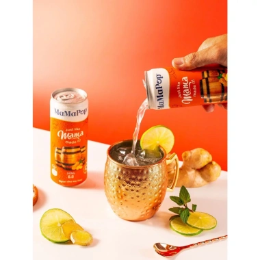 Thùng 12 lon Nước sparkling MaMaPop vị Mama Gừng 320ml Vitamin C, giá 299.000đ 7 Thùng 12 lon Nước sparkling MaMaPop vị Mama Gừng 320ml Vitamin C, giá 299.000đ 7