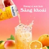 Thùng 12 lon nước trái cây sparkling MaMaPop Cam Đào 320ml Vitamin C, giá 299.000đ 5