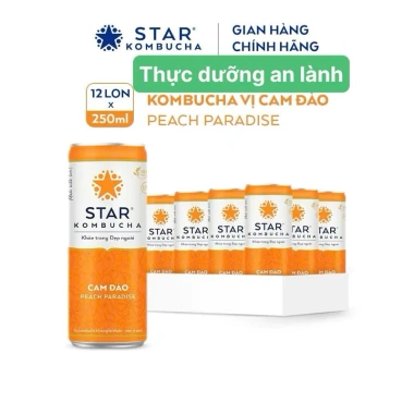 Thùng 12 lon Star Kombucha Mix 6 vị 250ml - Men vi sinh hỗ trợ tiêu hoá 179.900 VND 10 Thùng 12 lon Star Kombucha Mix 6 vị 250ml - Men vi sinh hỗ trợ tiêu hoá 179.900 VND 10