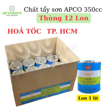 Thùng 12 Lon Tẩy Sơn APCO 1L - Đa năng cho bê tông, gỗ, kim loại, Quỳnh Diễn, giá ưu đãi 1.189.728₫