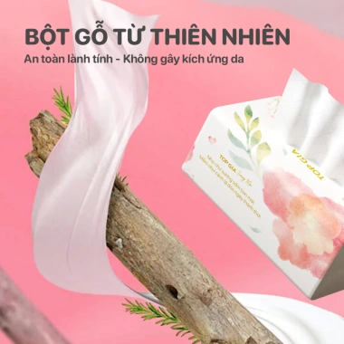 Thùng 15 bịch giấy sương mai TopGia 460 tờ 4 lớp mềm mịn, siêu dai, thấm hút - 111.000đ