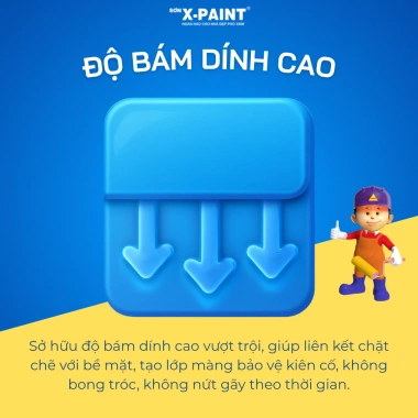 Thùng 18kg Sơn Chống Thấm X-Paint S9.000CTM - Phủ Tối Đa, Bảo Vệ Mọi Bề Mặt 6