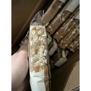 Thùng 1kg 21 túi Bánh mì đen lúa mạch mix yến mạch mè đen không đường ăn kiêng giảm cân 82k 3
