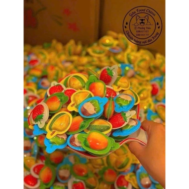 Thùng 1kg Kẹo Dẻo 3D Thái Lan Mix Đủ Vị - Giá ưu đãi 77.420 VND, giá gốc 97.549 VND